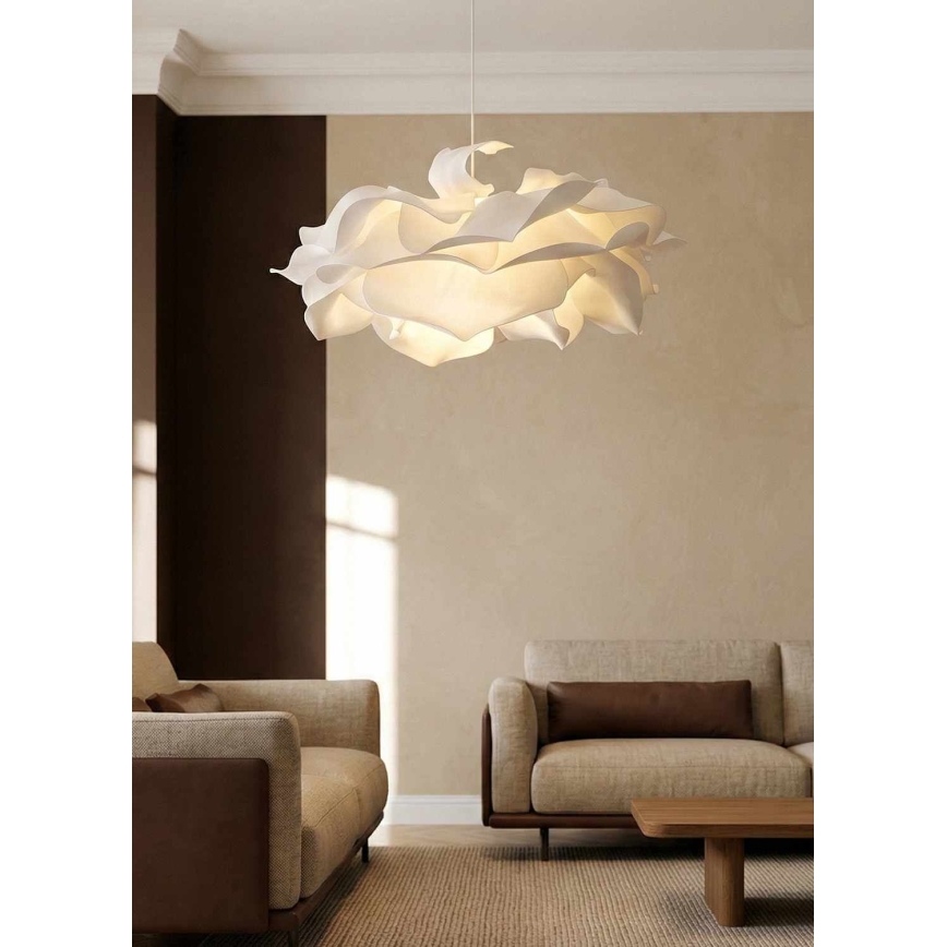 Hanglamp aan kabel CLOUDY 1xE27/40W/230V wit