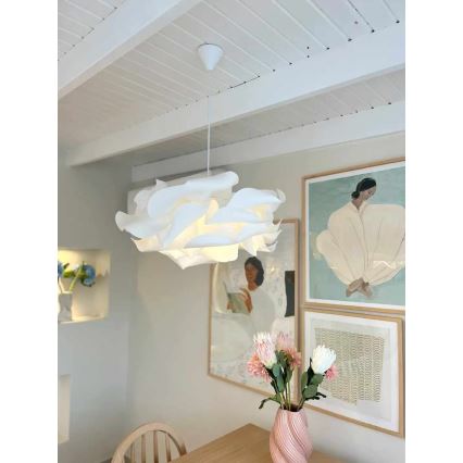 Hanglamp aan kabel CLOUDY 1xE27/40W/230V wit