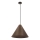 Hanglamp aan kabel CONO 1xE27/40W/230V mahoniefineer