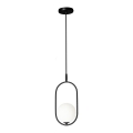 Hanglamp aan kabel CORDEL 1xG9/28W/230V zwart