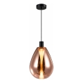 Hanglamp aan kabel DENSO 1xGU10/10W/230V Ø 30 cm koper/zwart