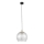 Hanglamp aan kabel DEVI 1xE27/15W/230V zwart/helder