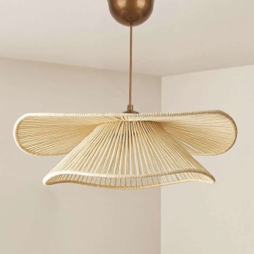 Hanglamp aan kabel DUVELA 1xE27/40W/230V beige