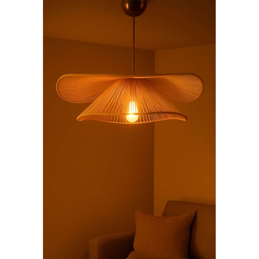 Hanglamp aan kabel DUVELA 1xE27/40W/230V beige