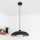 Hanglamp aan kabel ECLIPSE 1xE27/15W/230V zwart/goud