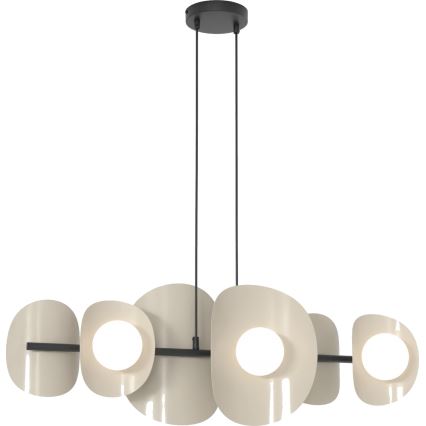 Hanglamp aan kabel ELEMENTI 6xG9/8W/230V beige