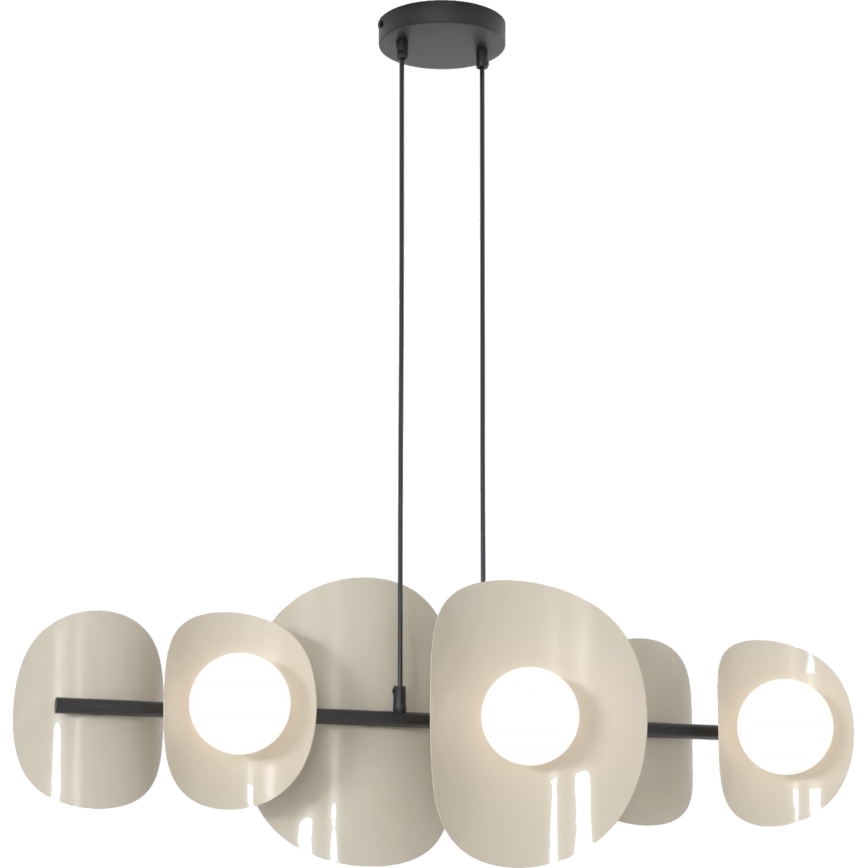 Hanglamp aan kabel ELEMENTI 6xG9/8W/230V beige