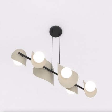 Hanglamp aan kabel ELEMENTI 6xG9/8W/230V beige