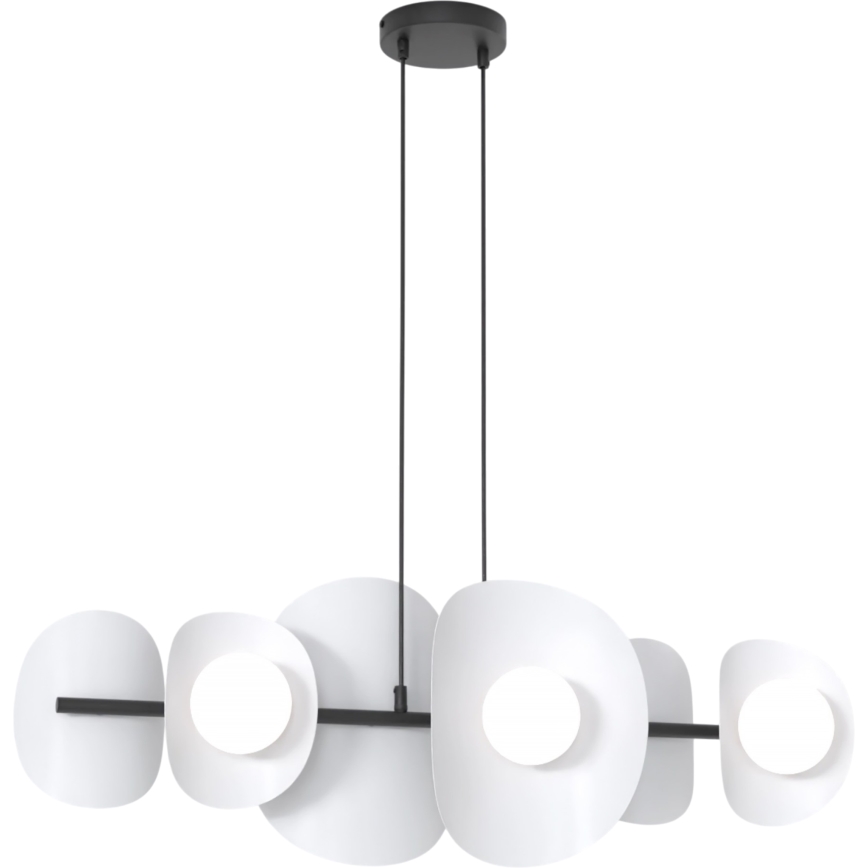 Hanglamp aan kabel ELEMENTI 6xG9/8W/230V grijs