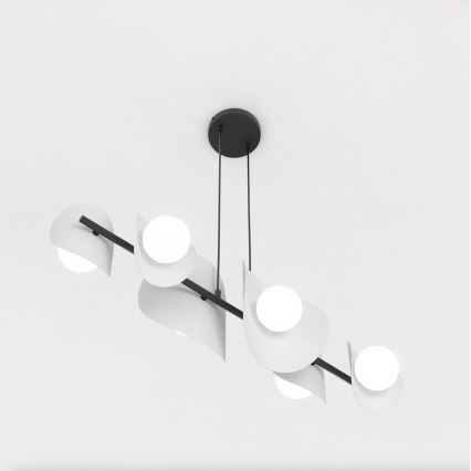 Hanglamp aan kabel ELEMENTI 6xG9/8W/230V grijs