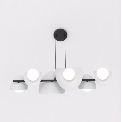 Hanglamp aan kabel ELEMENTI 6xG9/8W/230V grijs