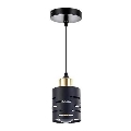 Hanglamp aan kabel ELEN 1xE27/35W/230V zwart/goud