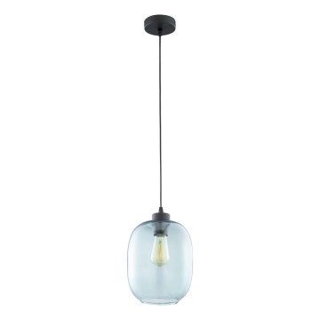 Hanglamp aan kabel ELIO 1xE27/15W/230V blauw
