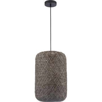 Hanglamp aan kabel ELLEN 1xE27/20W/230V Ø 30 cm antraciet