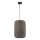 Hanglamp aan kabel ELLEN 1xE27/20W/230V Ø 30 cm antraciet