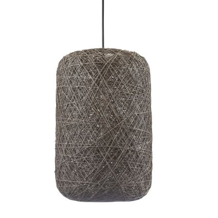 Hanglamp aan kabel ELLEN 1xE27/20W/230V Ø 30 cm antraciet