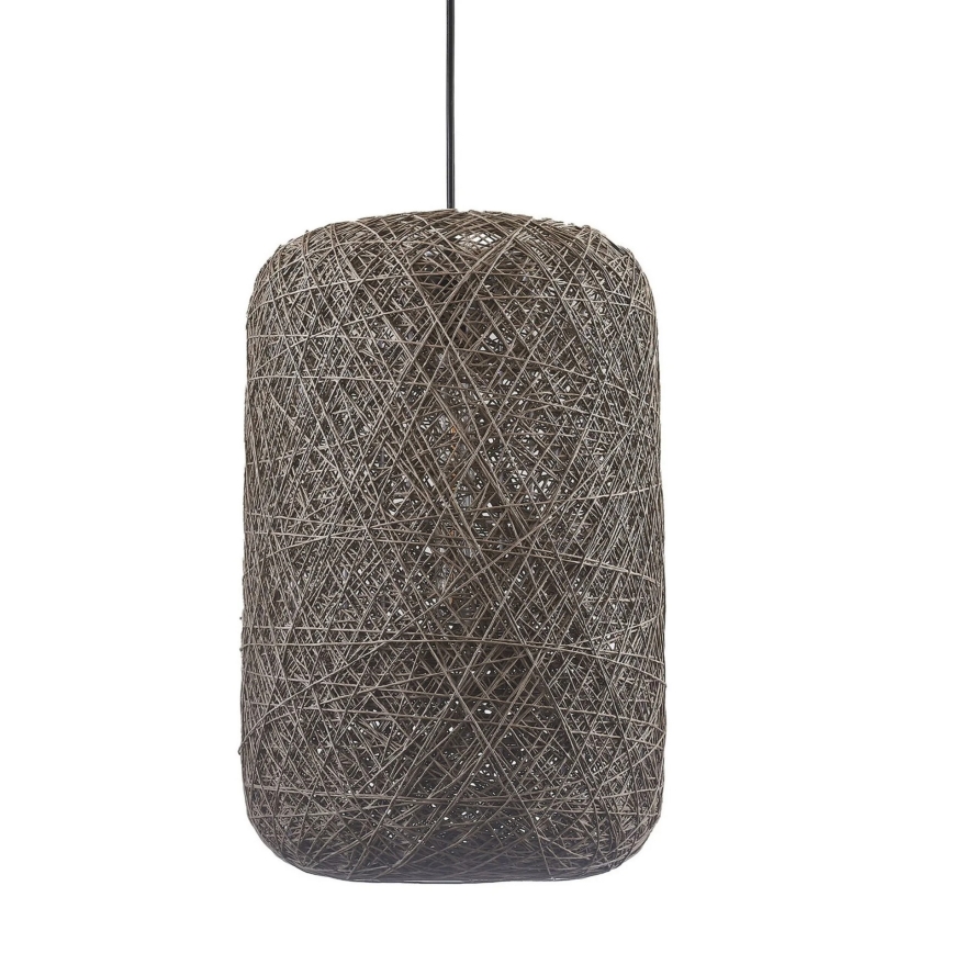 Hanglamp aan kabel ELLEN 1xE27/20W/230V Ø 30 cm antraciet