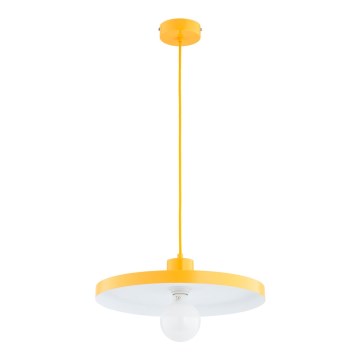 Hanglamp aan kabel ETERI 1xE27/15W/230V geel