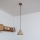 Hanglamp aan kabel ETNA 1xE27/15W/230V Ø 18,5 cm beige