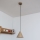 Hanglamp aan kabel ETNA II 1xE27/15W/230V Ø 18,5 cm beige