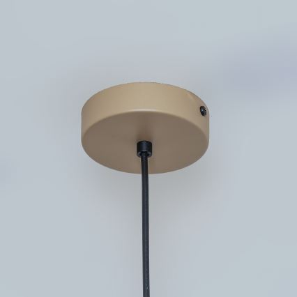 Hanglamp aan kabel ETNA II 1xE27/15W/230V Ø 18,5 cm beige