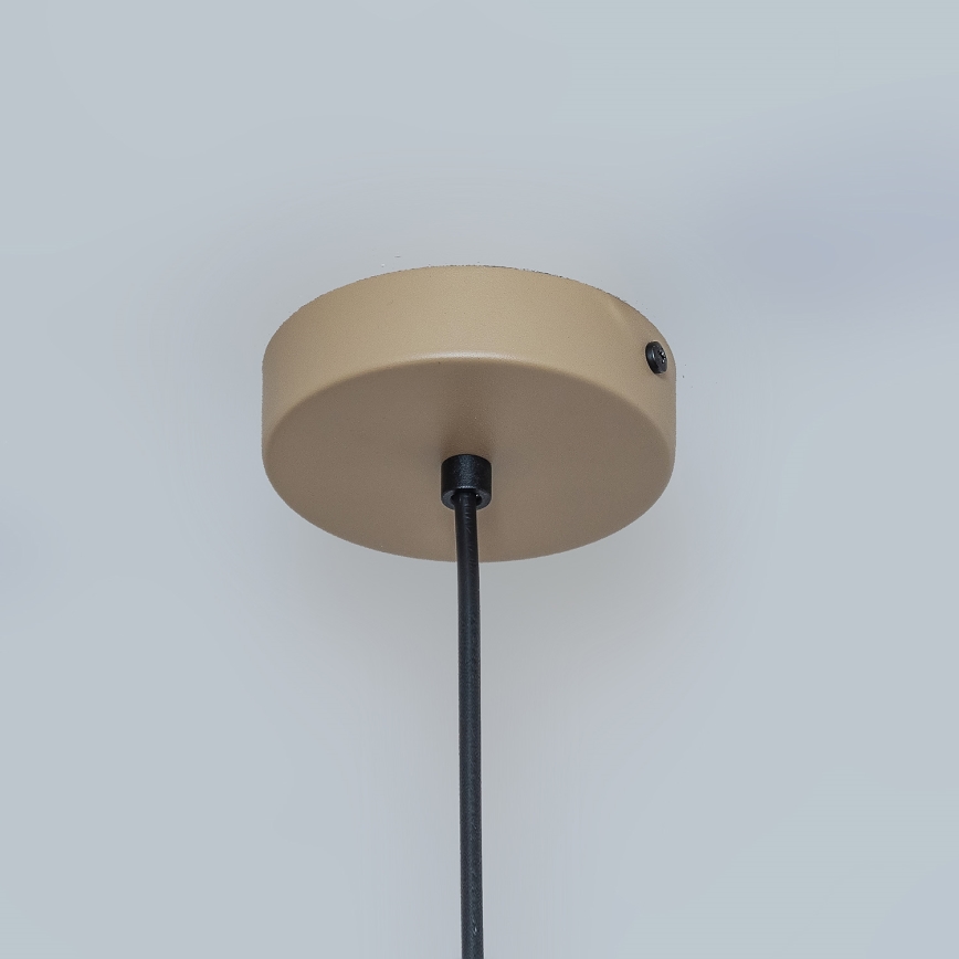Hanglamp aan kabel ETNA II 1xE27/15W/230V Ø 18,5 cm beige