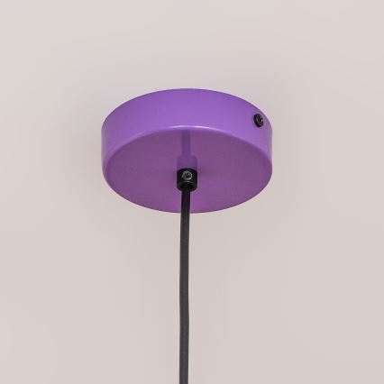 Hanglamp aan kabel ETNA II 1xE27/15W/230V Ø 18,5 cm paars