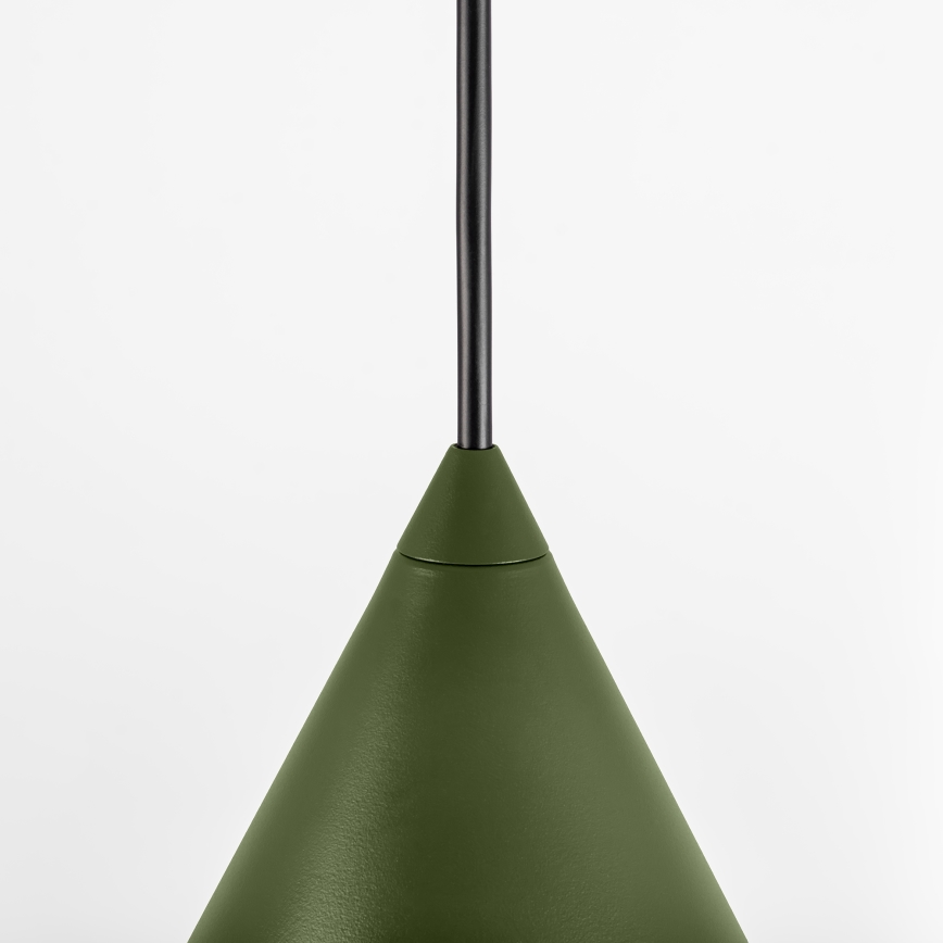 Hanglamp aan kabel ETNA II 1xE27/15W/230V Ø 25 cm groen