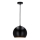Hanglamp aan kabel FLEN 1xE27/40W/230V Ø 20 cm zwart
