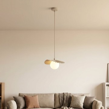 Hanglamp aan kabel FLORA 1xG9/8W/230V beige