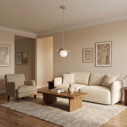 Hanglamp aan kabel FLORA 1xG9/8W/230V beige