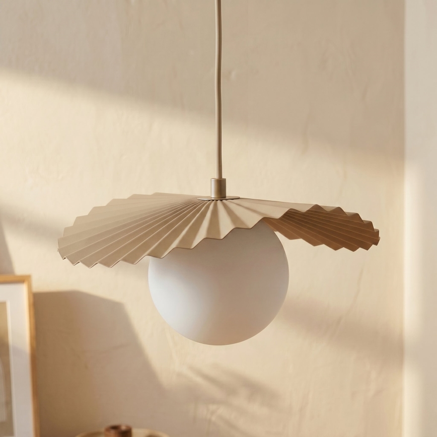 Hanglamp aan kabel FLORA 1xG9/8W/230V beige