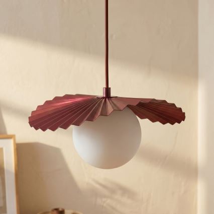Hanglamp aan kabel FLORA 1xG9/8W/230V rood