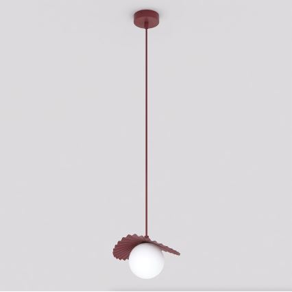 Hanglamp aan kabel FLORA 1xG9/8W/230V rood