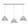 Hanglamp aan kabel FUNDA 3xE27/15W/230V crème