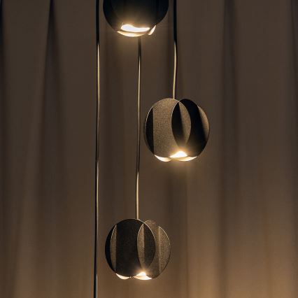 Hanglamp aan kabel GAMBIT 4xGU10/10W/230V zwart