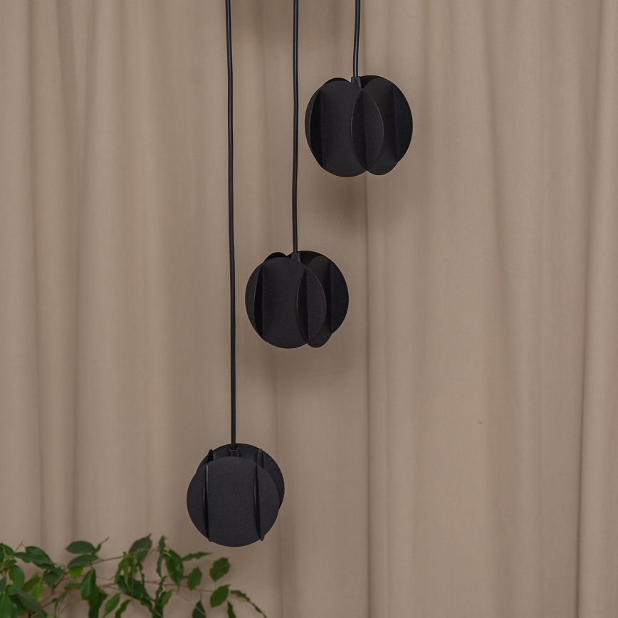 Hanglamp aan kabel GAMBIT 4xGU10/10W/230V zwart