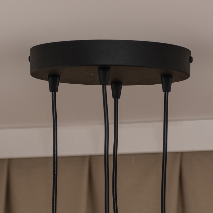 Hanglamp aan kabel GAMBIT 4xGU10/10W/230V zwart