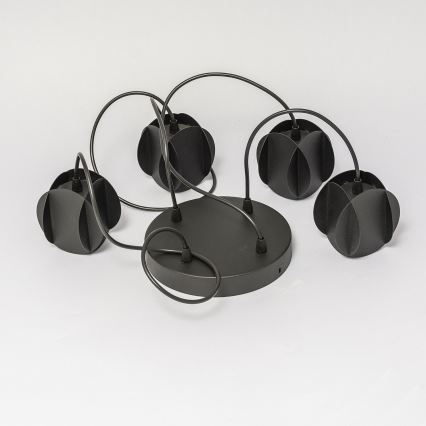 Hanglamp aan kabel GAMBIT 4xGU10/10W/230V zwart