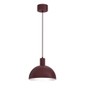Hanglamp aan kabel HANDA 1xE27/15W/230V bordeaux