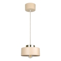 Hanglamp aan kabel IGNIA 1xE27/60W/230V beige