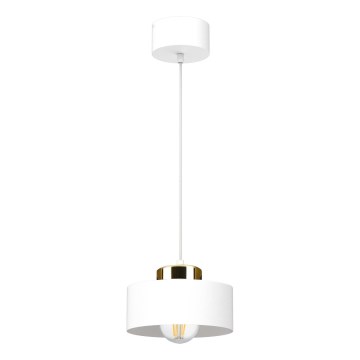 Hanglamp aan kabel IGNIA 1xE27/60W/230V wit/goud