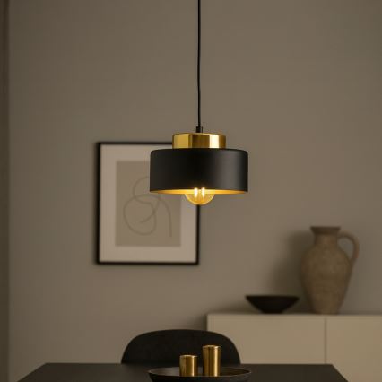 Hanglamp aan kabel IGNIA 1xE27/60W/230V zwart