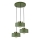 Hanglamp aan kabel IGNIA 3xE27/60W/230V groen