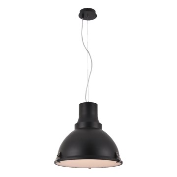 Hanglamp aan kabel INDUSTRY 1xE27/60W/230V zwart
