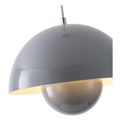 Hanglamp aan kabel JARDEN 1xE27/15W/230V grijs