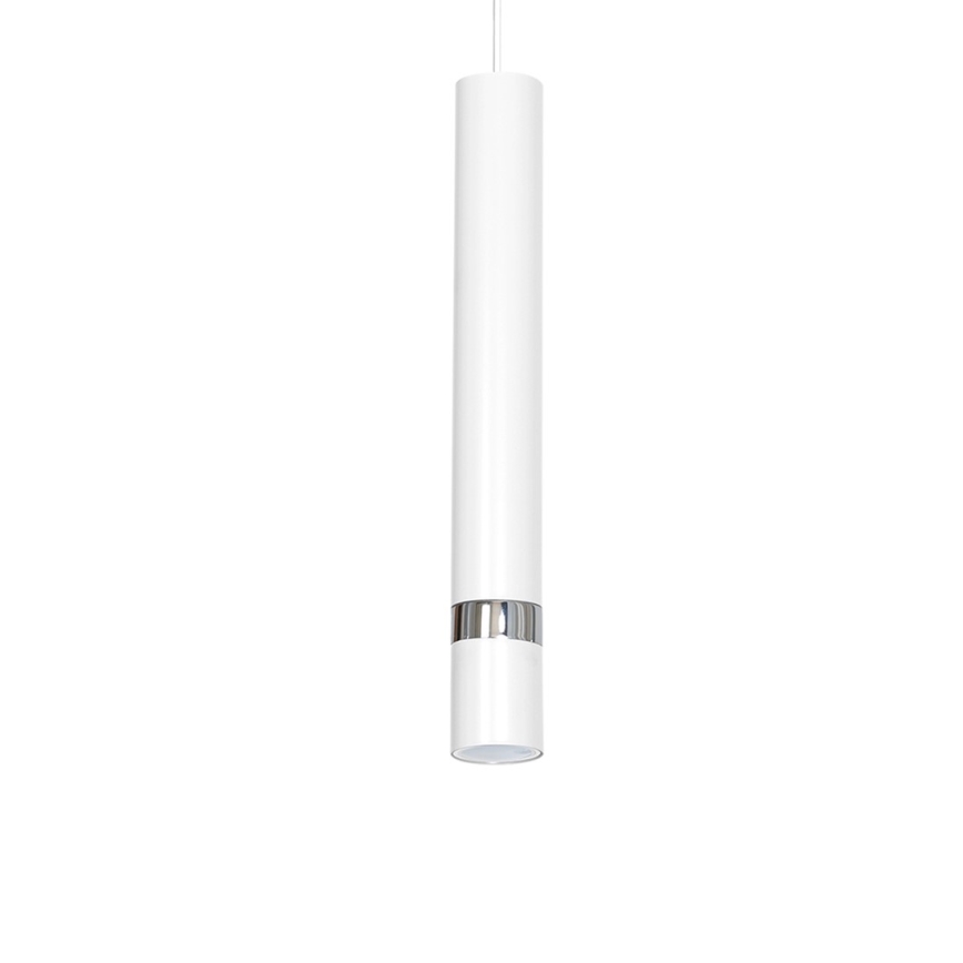 Hanglamp aan kabel JOKER 1xGU10/25W/230V wit/glanzend chroom