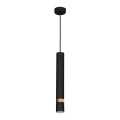 Hanglamp aan kabel JOKER 1xGU10/25W/230V zwart/goud