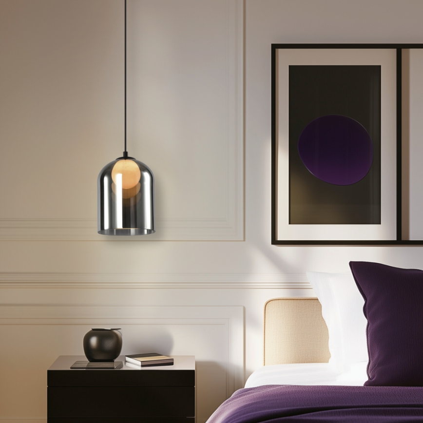 Hanglamp aan kabel KLEA 1xG9/15W/230V rookzwart