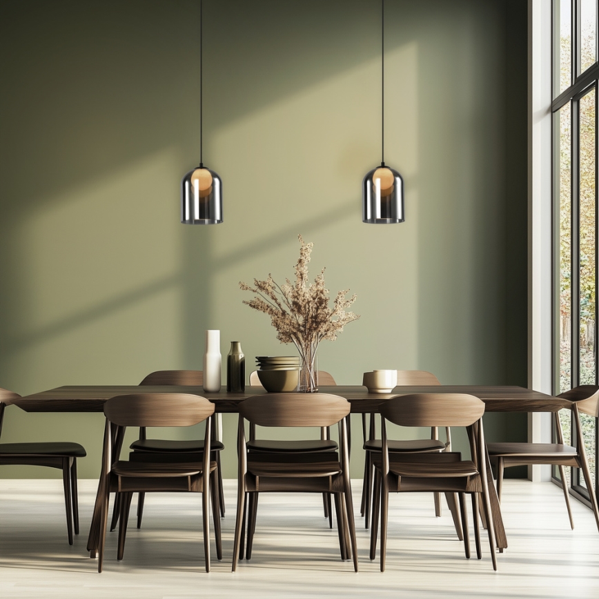 Hanglamp aan kabel KLEA 1xG9/15W/230V rookzwart